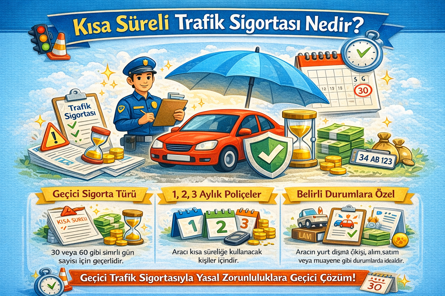 Kısa Süreli Trafik Sigortası Nedir?