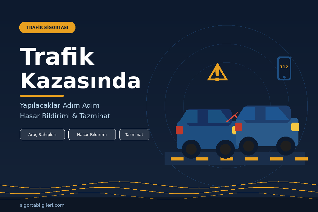 Trafik Kazasında Yapılacaklar: Adım Adım Rehber